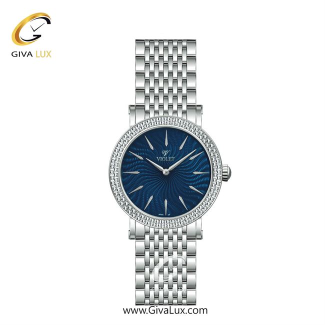 ساعت مچی اورجینال زنانه ویولت VIOLET نقره ای | نقره ای| سرمه ای| کد رفرنس 0593